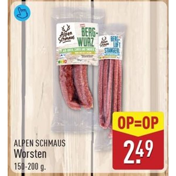 Alpen Schmaus Worsten