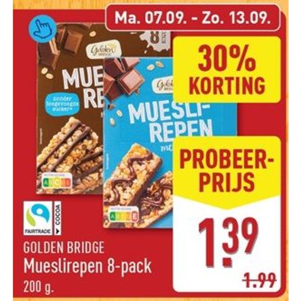 Golden Bridge Mueslirepen
