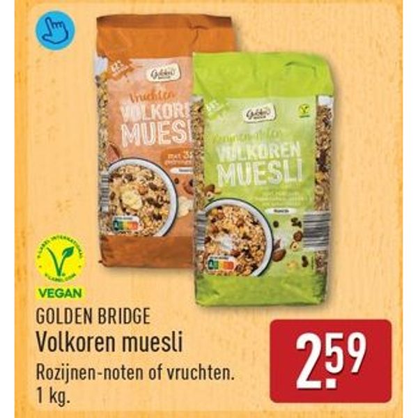 Golden Bridge Volkoren muesli