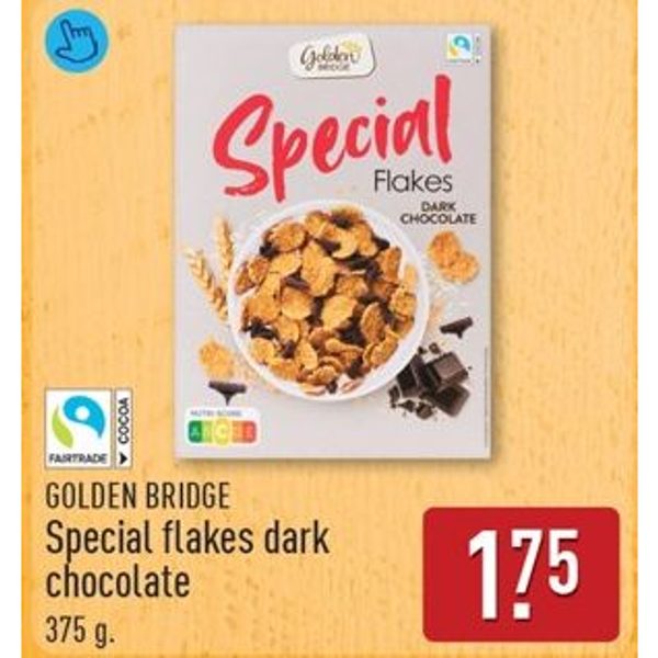 Golden Bridge Special flakes dark chocolate