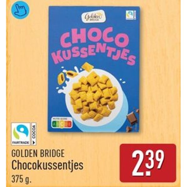 Golden Bridge Chocokussentjes