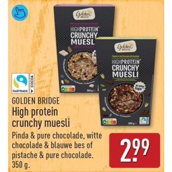 Golden Bridge High protein crunchy muesli