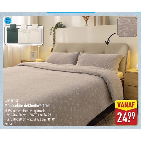 Novitesse Mousseline dekbedovertrek