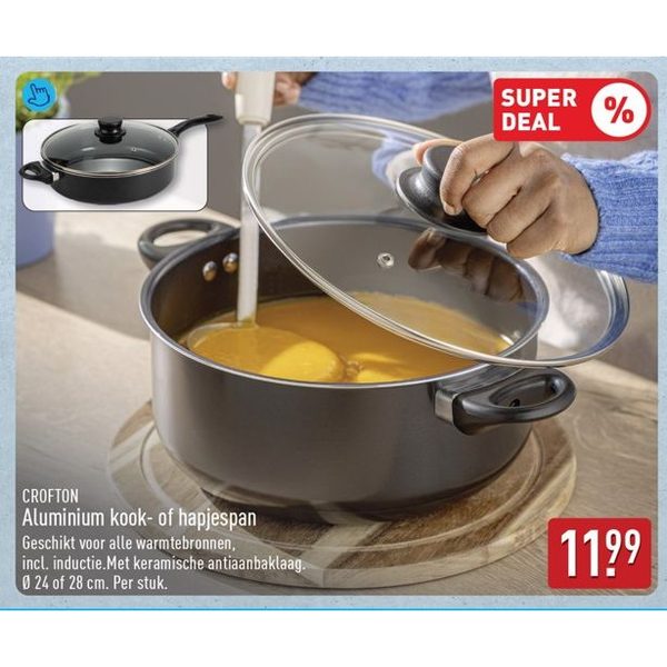 Crofton Aluminium kook- of hapjespan