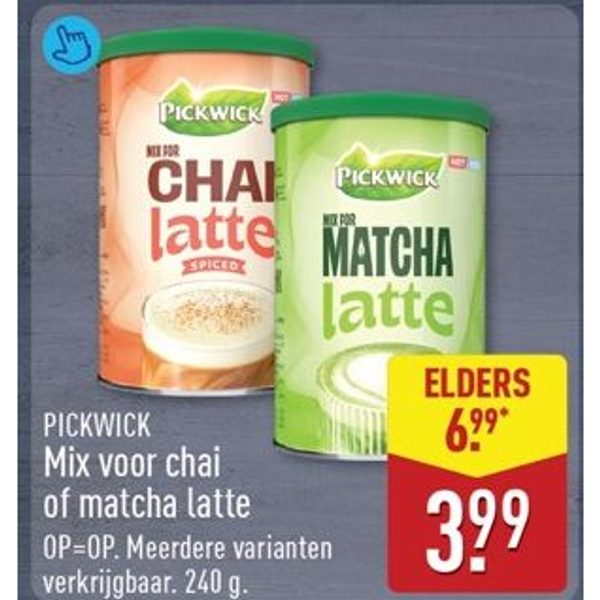Pickwick Mix voor chai of matcha latte