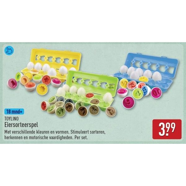 Toylino Eiersorteerspel