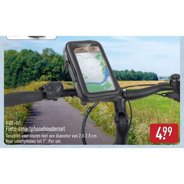 Fiets-smartphonehouderset