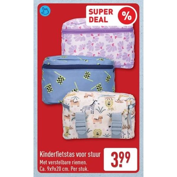 Kinderfietstas voor stuur