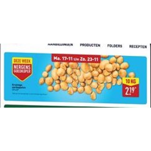 Kruimige aardappelen