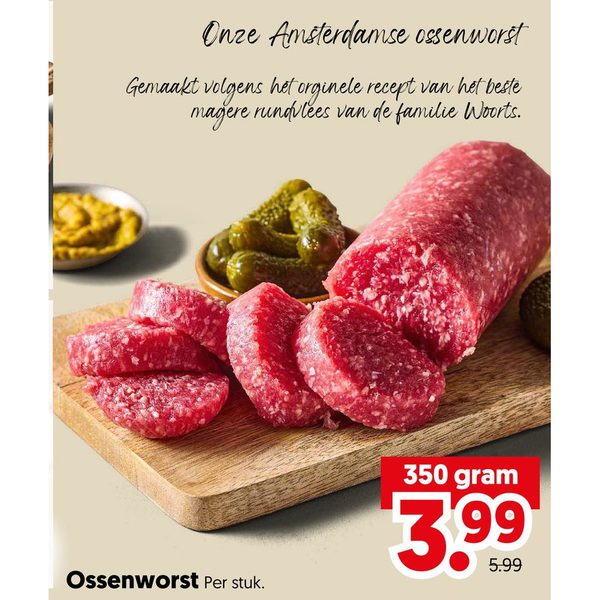 Onze Amsterdamse ossenworst