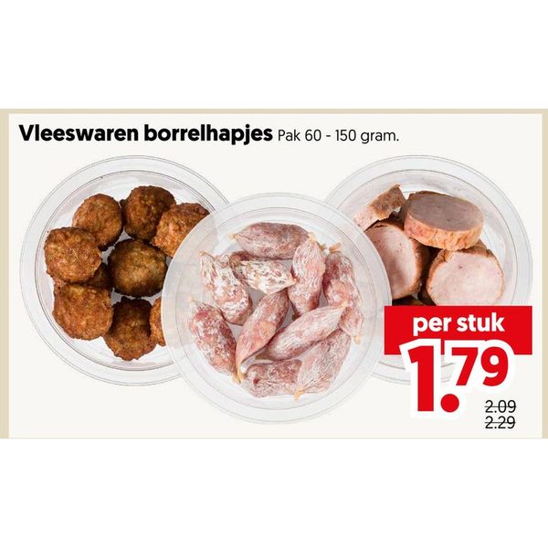 Vleeswaren borrelhapjes