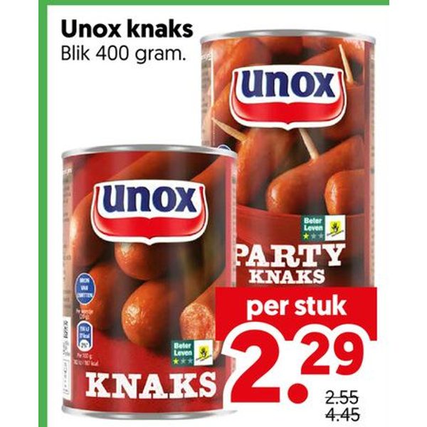 Unox knaks