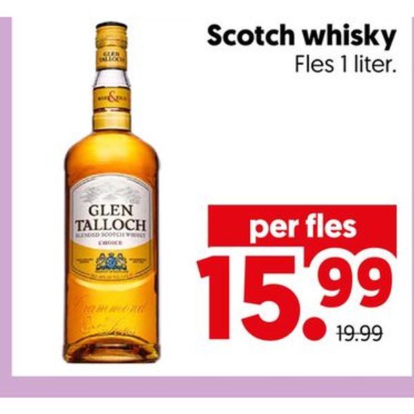 Glen talloch blended Scotch whisky