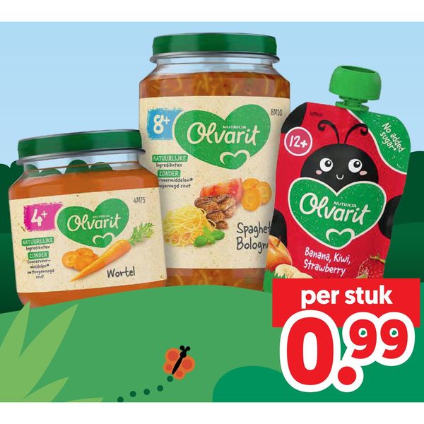 Olvarit babyvoeding assortiment