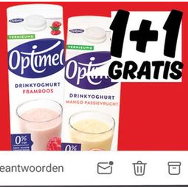 Optimel drinkyoghurt
