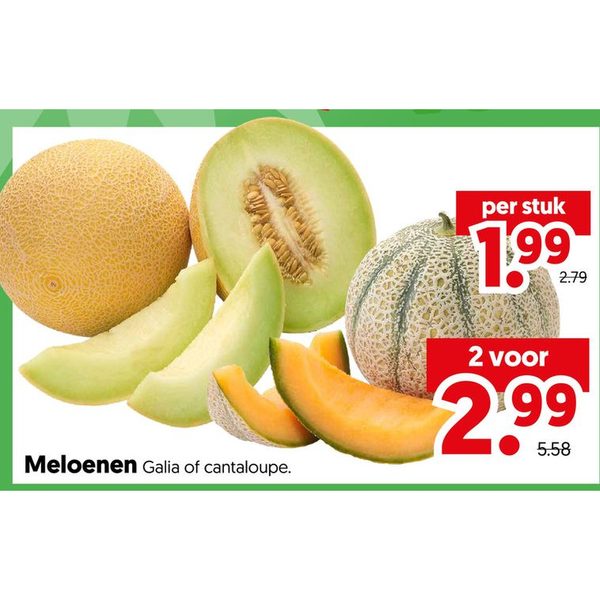 Meloenen (Galia of cantaloupe)