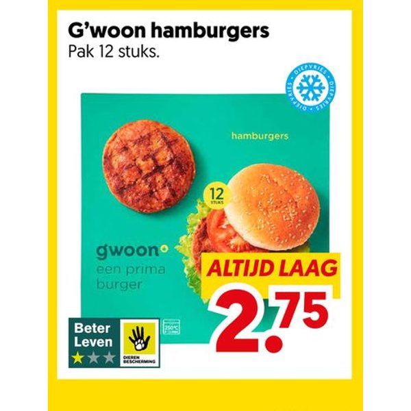 G'woon hamburgers