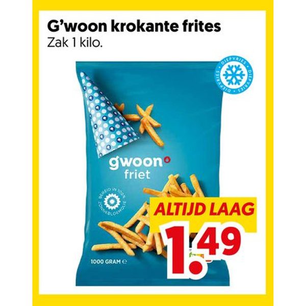 G'woon krokante frites