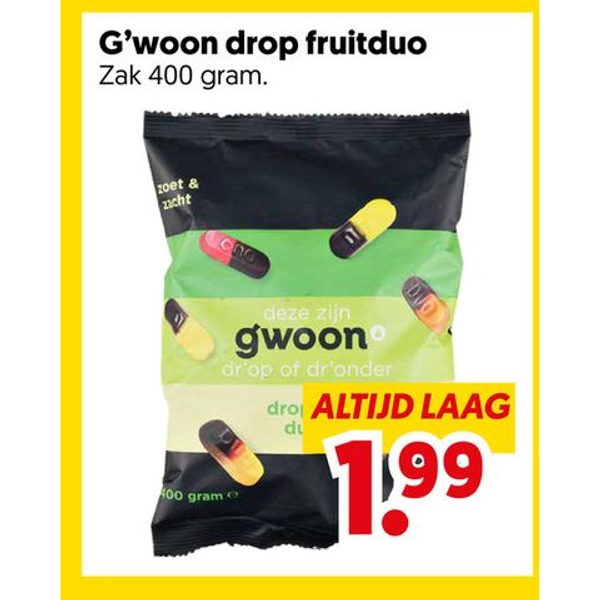 G'woon drop fruitduo