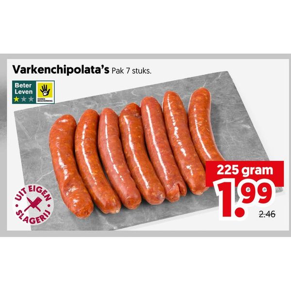 Varkenchipolata's