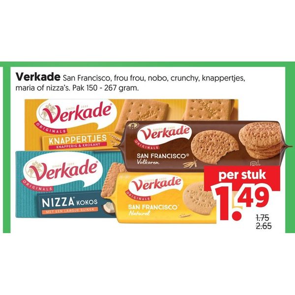 Verkade koekjes