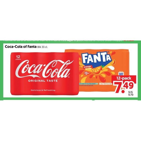 Coca-Cola of Fanta