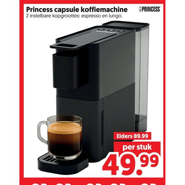 Princess capsule koffiemachine