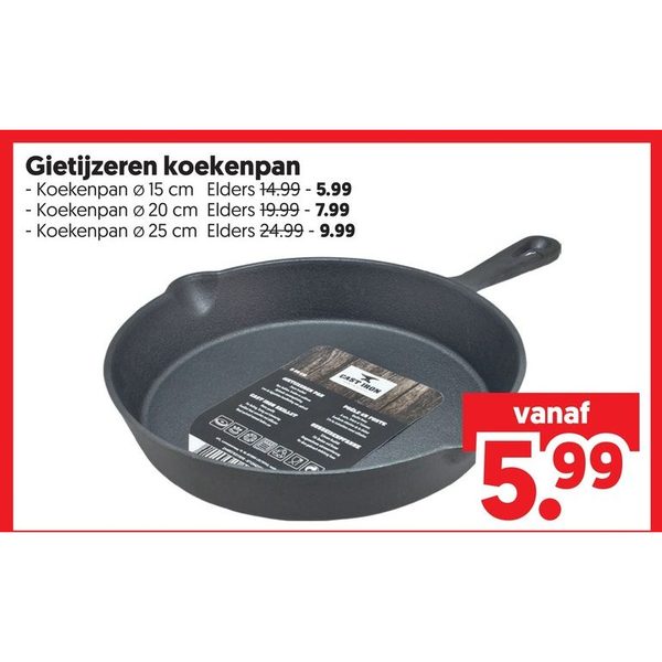 Gietijzeren koekenpan