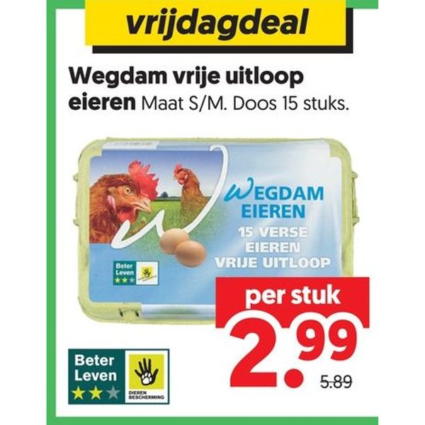 Vrije uitloop eieren
