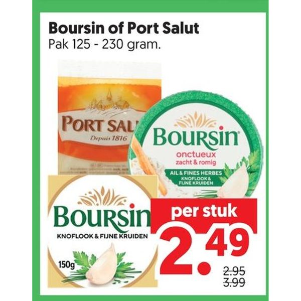 Boursin of Port Salut