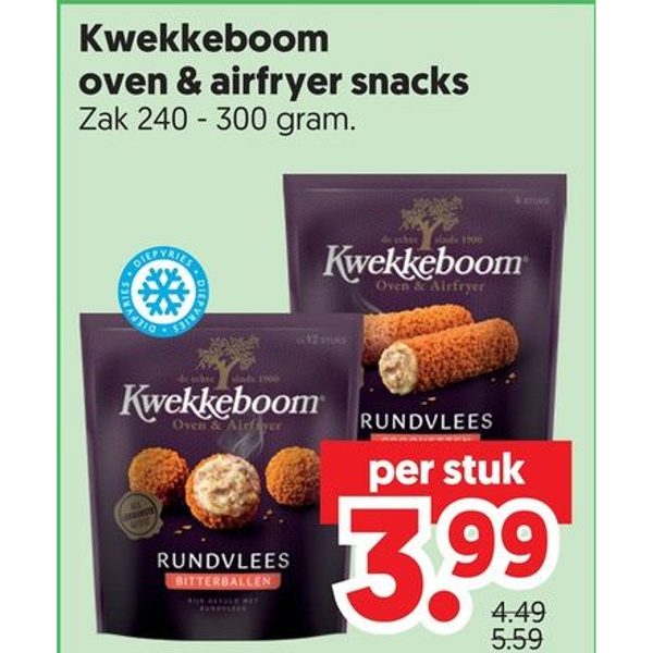 Kwekkeboom oven & airfryer snacks