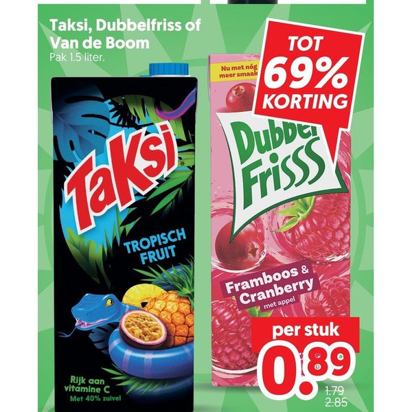 Taksi, Dubbelfriss of Van de Boom