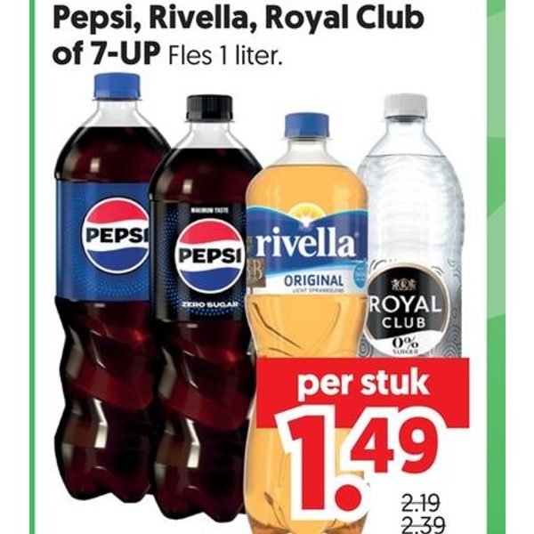 Pepsi, Rivella, Royal Club of 7-UP