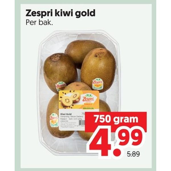 Zespri kiwi gold