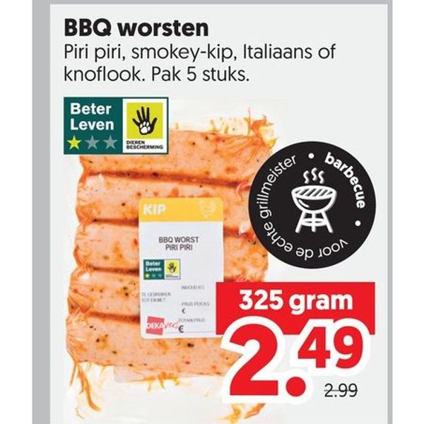 BBQ worsten