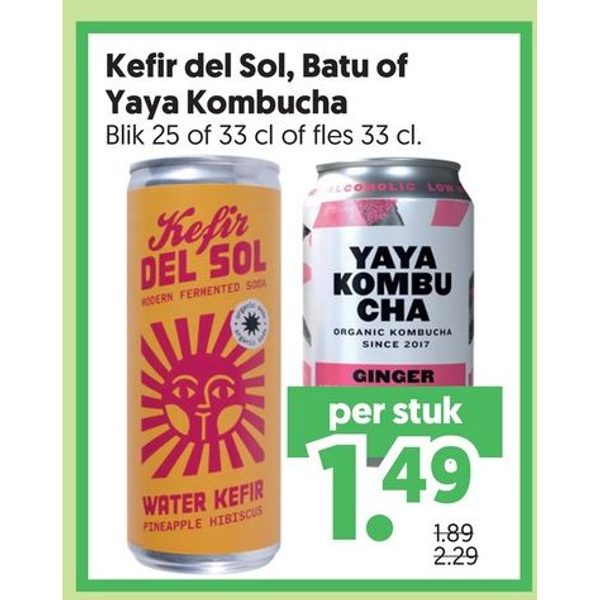Kefir del Sol, Batu of Yaya Kombucha