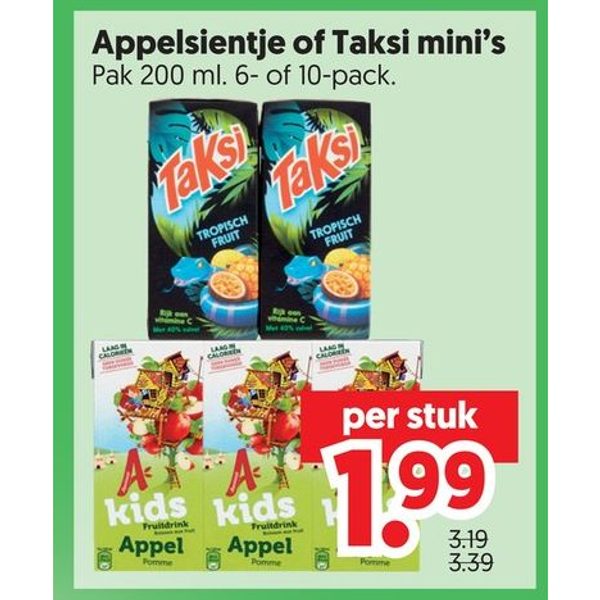 Appelsientje of Taksi mini's