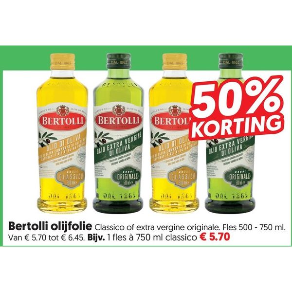 Bertolli olijfolie