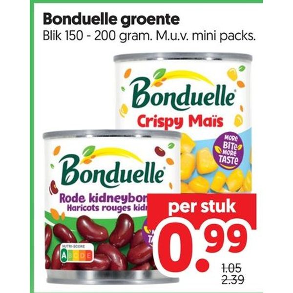 Bonduelle groente