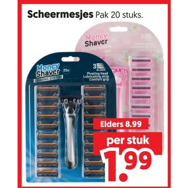 Moncy Shaver scheermesjes