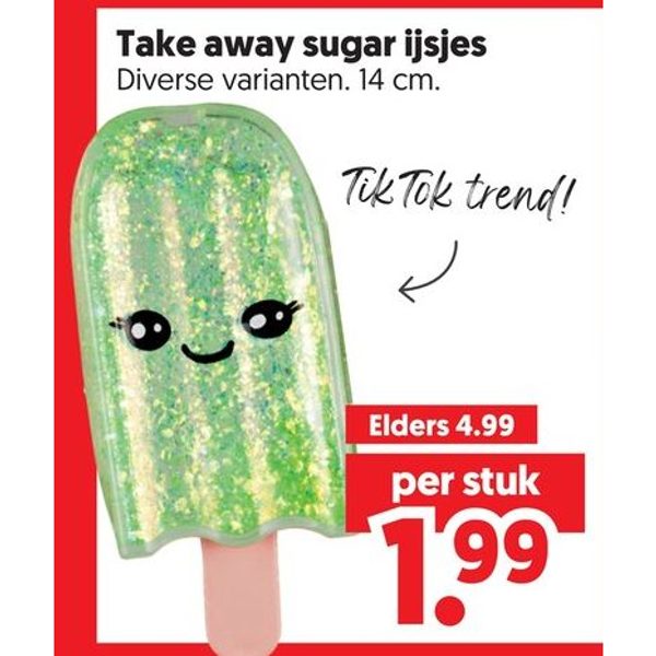 Take away sugar ijsjes