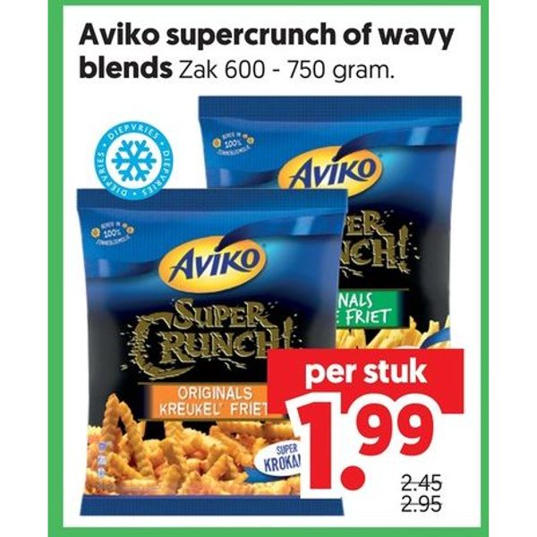 Aviko supercrunch of wavy blends