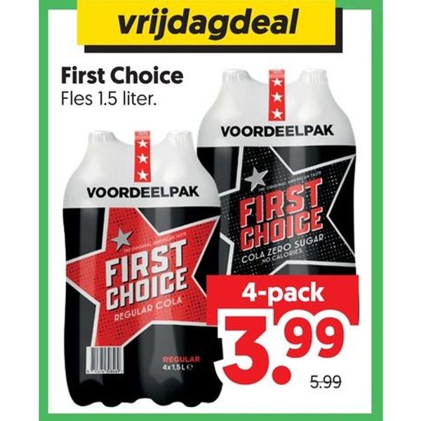 First Choice cola 4-pack