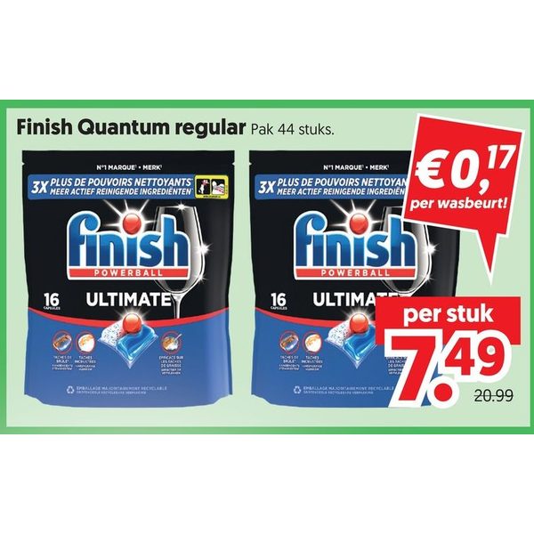 Finish Quantum vaatwastabletten