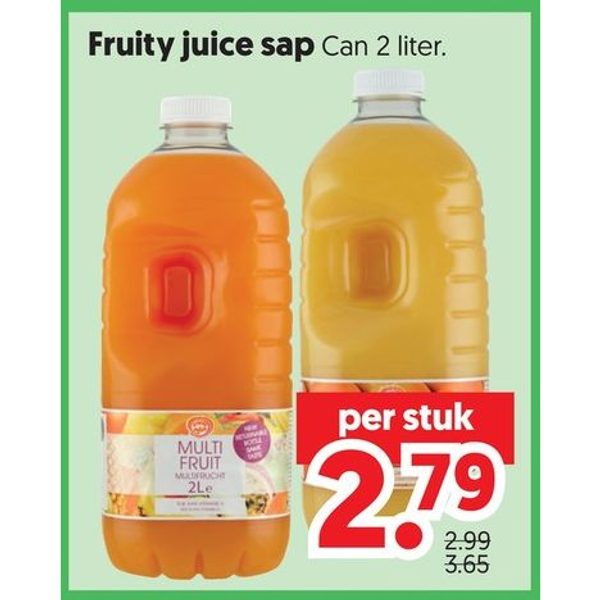 Fruity juice sap