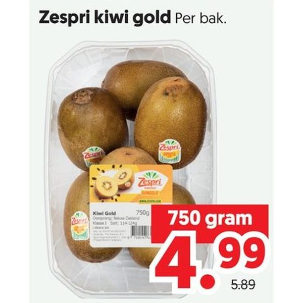 Zespri kiwi gold