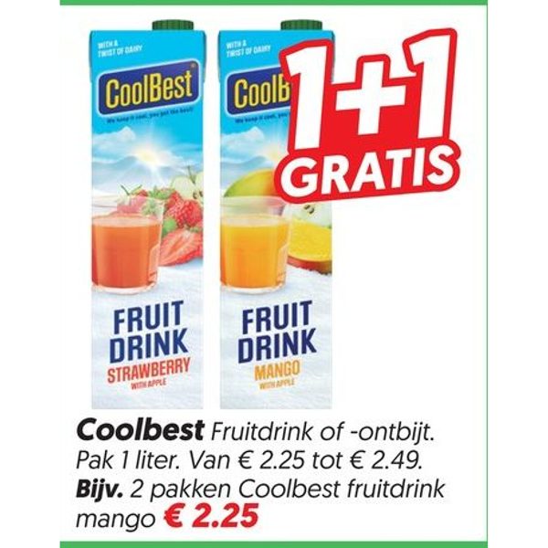 Fruitdrink of -ontbijt