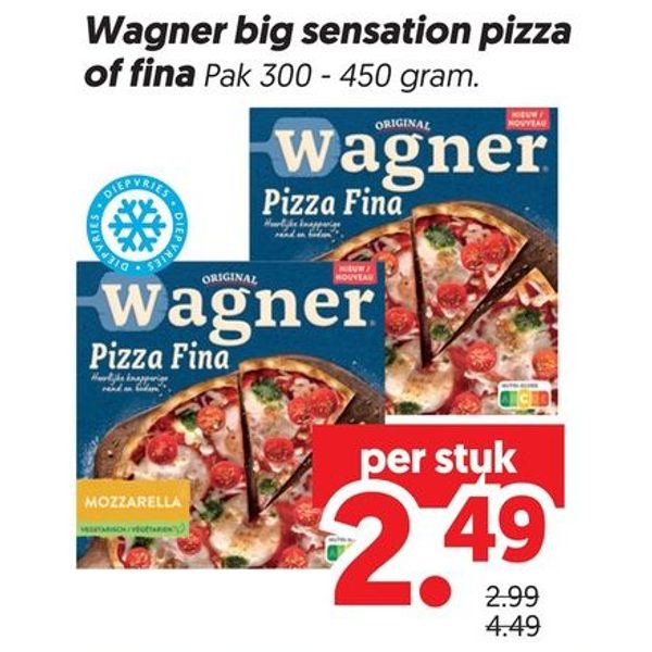 Wagner big sensation pizza of fina