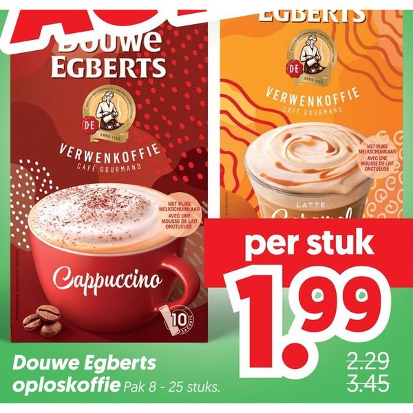 Douwe Egberts oploskoffie