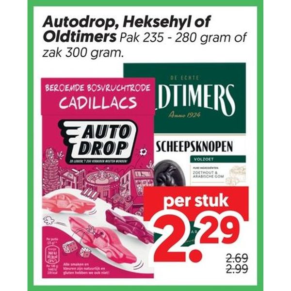Autodrop, Heksehyl of Oldtimers